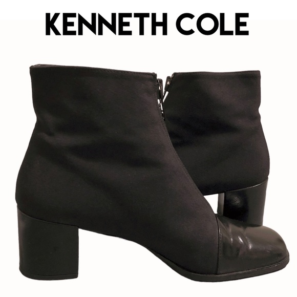 Kenneth Cole Vintage black booties - Picture 1 of 9